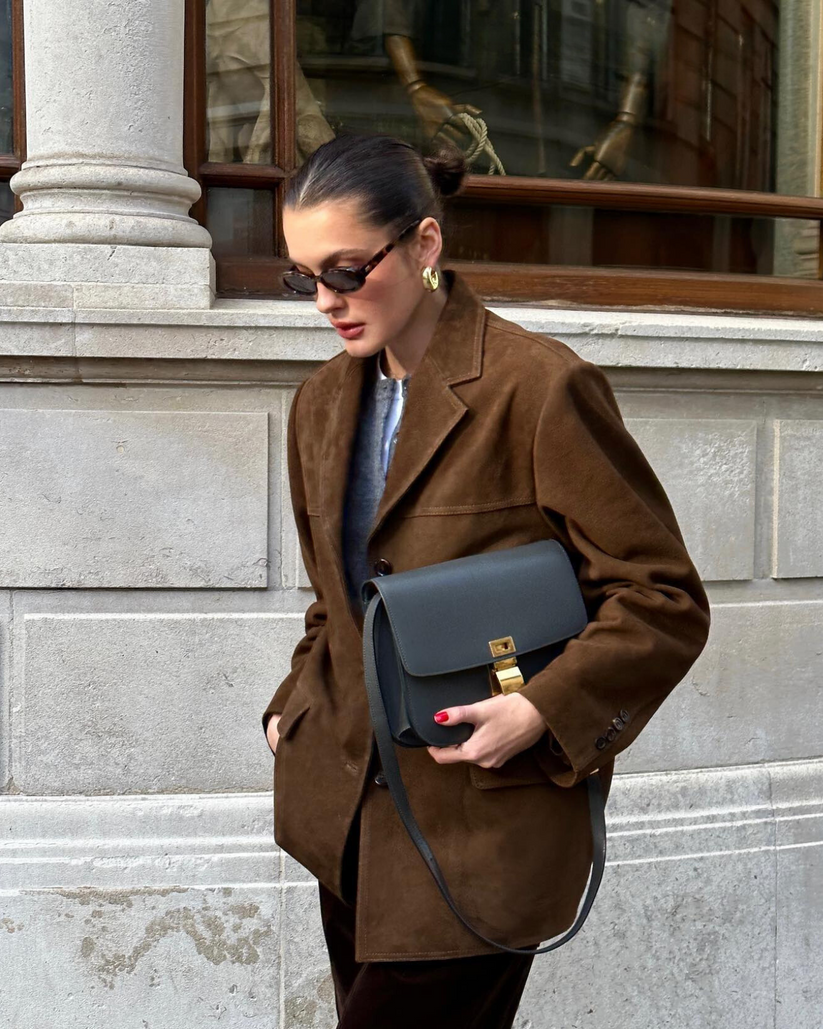 Blazer en daim - Tirza - Little Paris