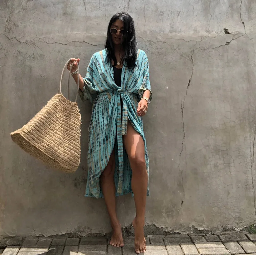 Kimono de Plage Long - Shio - Little Paris