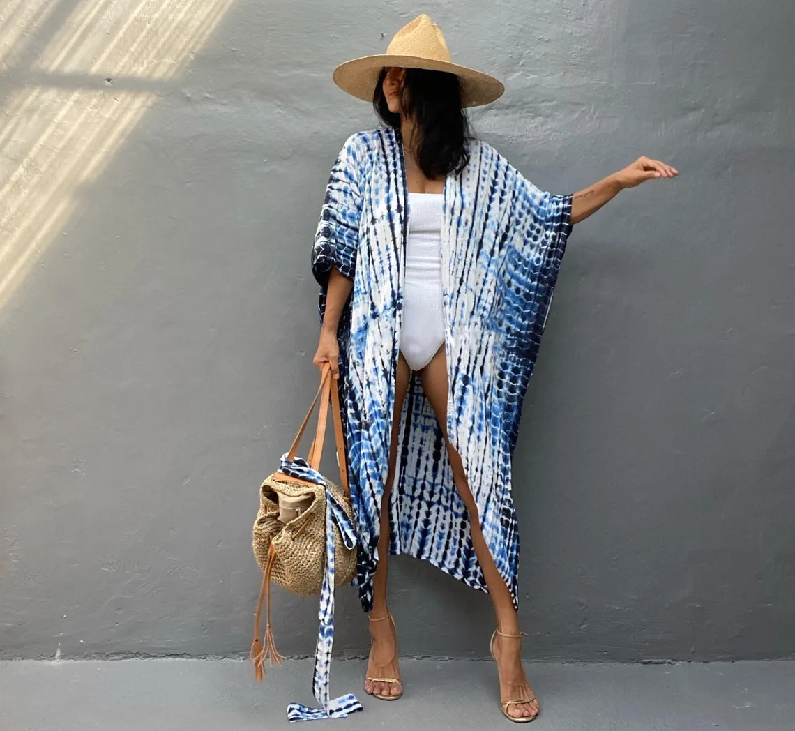 Kimono de Plage Long - Shio - Little Paris