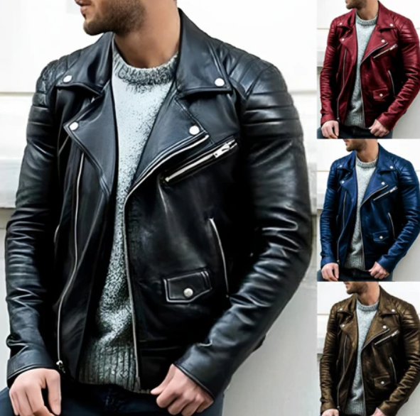 Veste en cuir - Emilio - Little Paris
