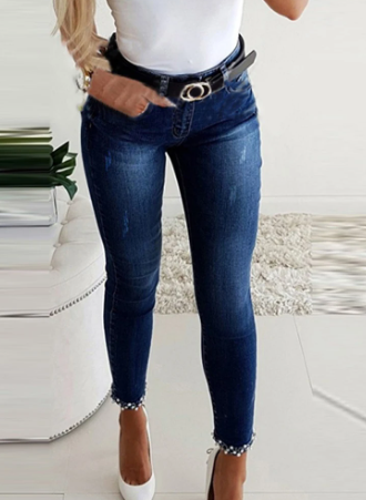 Jean skinny haute élasticité - Tamara - Little Paris