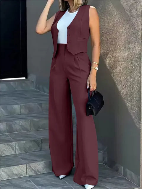 Ensembles deux pièces gilet + pantalon - Rachida - Little Paris