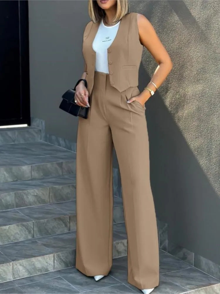 Ensembles deux pièces gilet + pantalon - Rachida - Little Paris