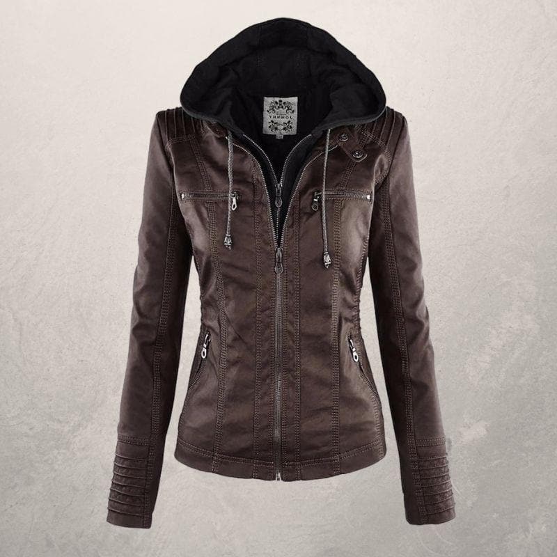 Veste en cuir - Jessey - Little Paris