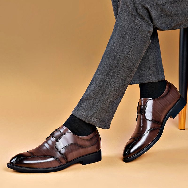 Chaussures d'affaires en cuir - Vincent - Little Paris
