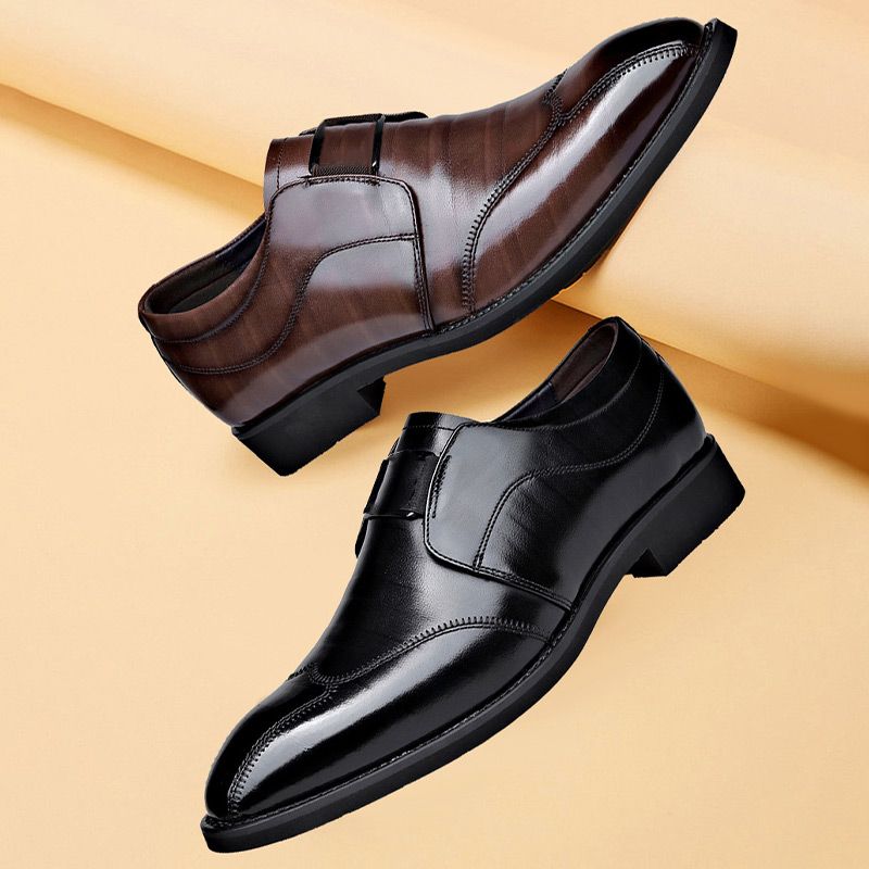 Chaussures d'affaires en cuir - Vincent - Little Paris