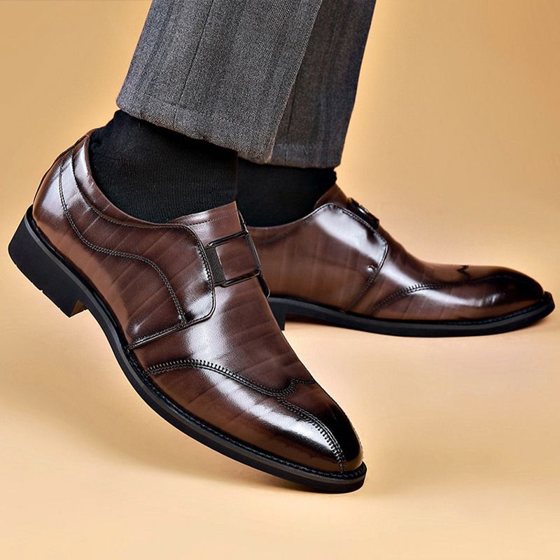 Chaussures d'affaires en cuir - Vincent - Little Paris