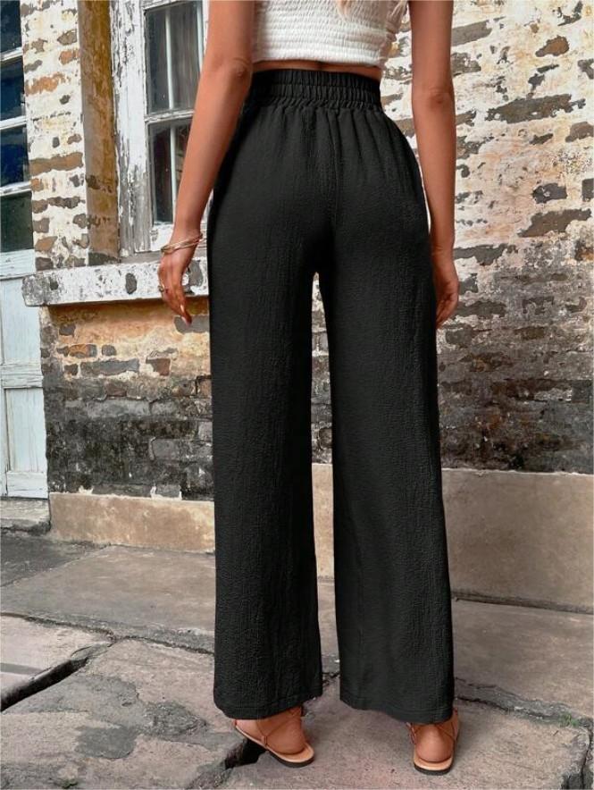 Pantalon Élastique Taille Haute – Kiana - Little Paris