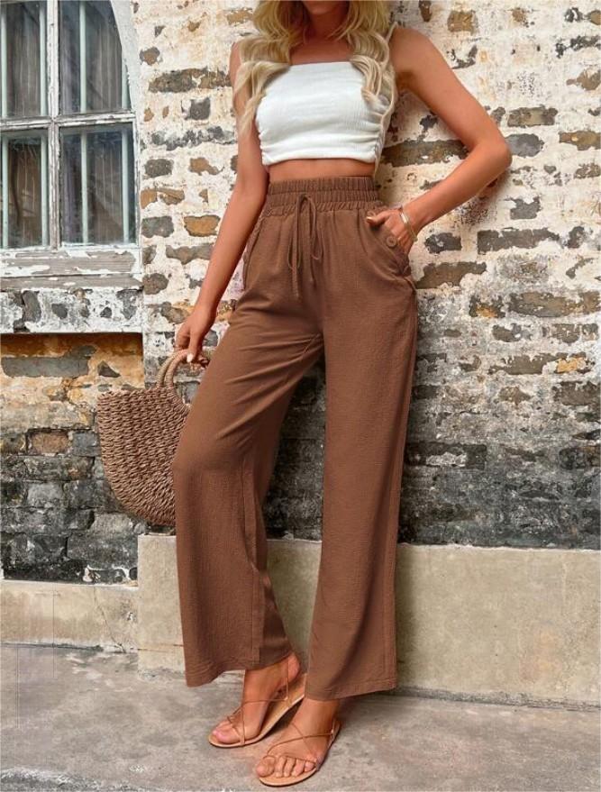 Pantalon Élastique Taille Haute – Kiana - Little Paris