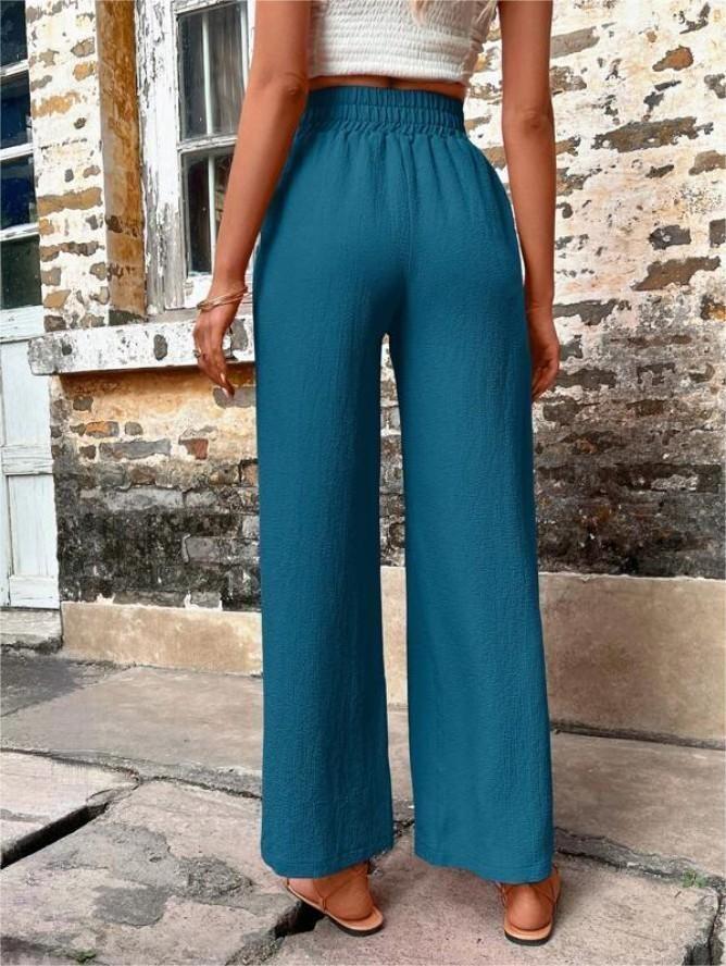 Pantalon Élastique Taille Haute – Kiana - Little Paris