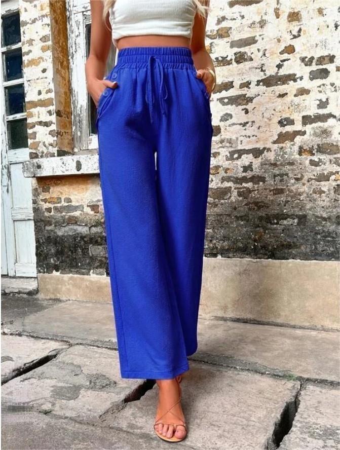 Pantalon Élastique Taille Haute – Kiana - Little Paris