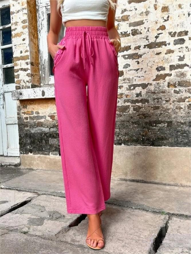 Pantalon Élastique Taille Haute – Kiana - Little Paris