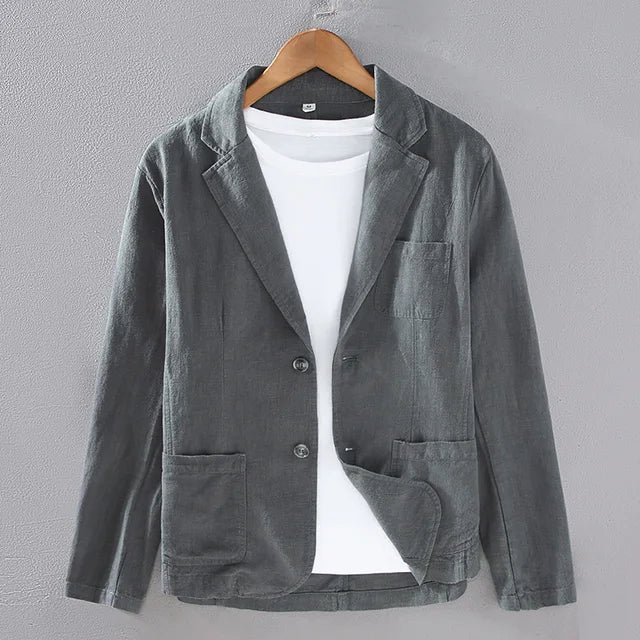 Manteau Blazer en Lin - Niels - Little Paris