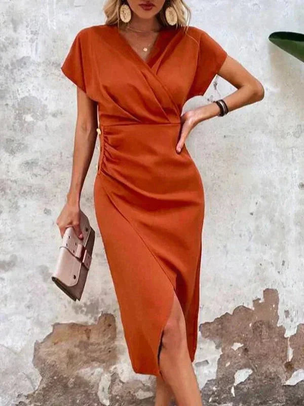 Robe midi élégant - Bibi - Little Paris