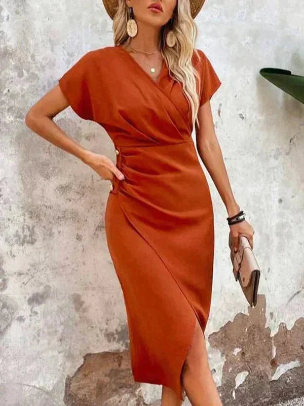 Robe midi élégant - Bibi - Little Paris