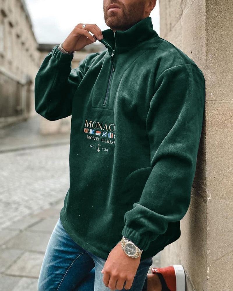 Pull zippé - Monaco - Little Paris