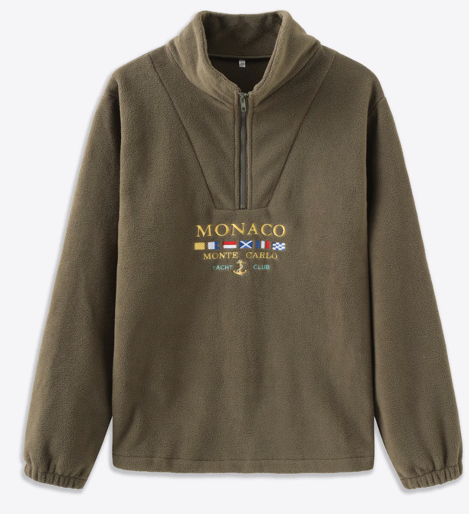 Pull zippé - Monaco - Little Paris