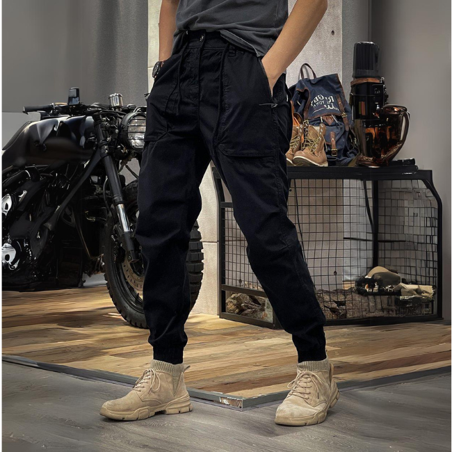 Pantalon cargo stretch - Nouf - Little Paris