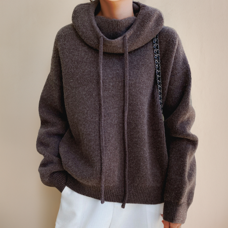 Pull à col Maille oversize - Meridol -Little Paris