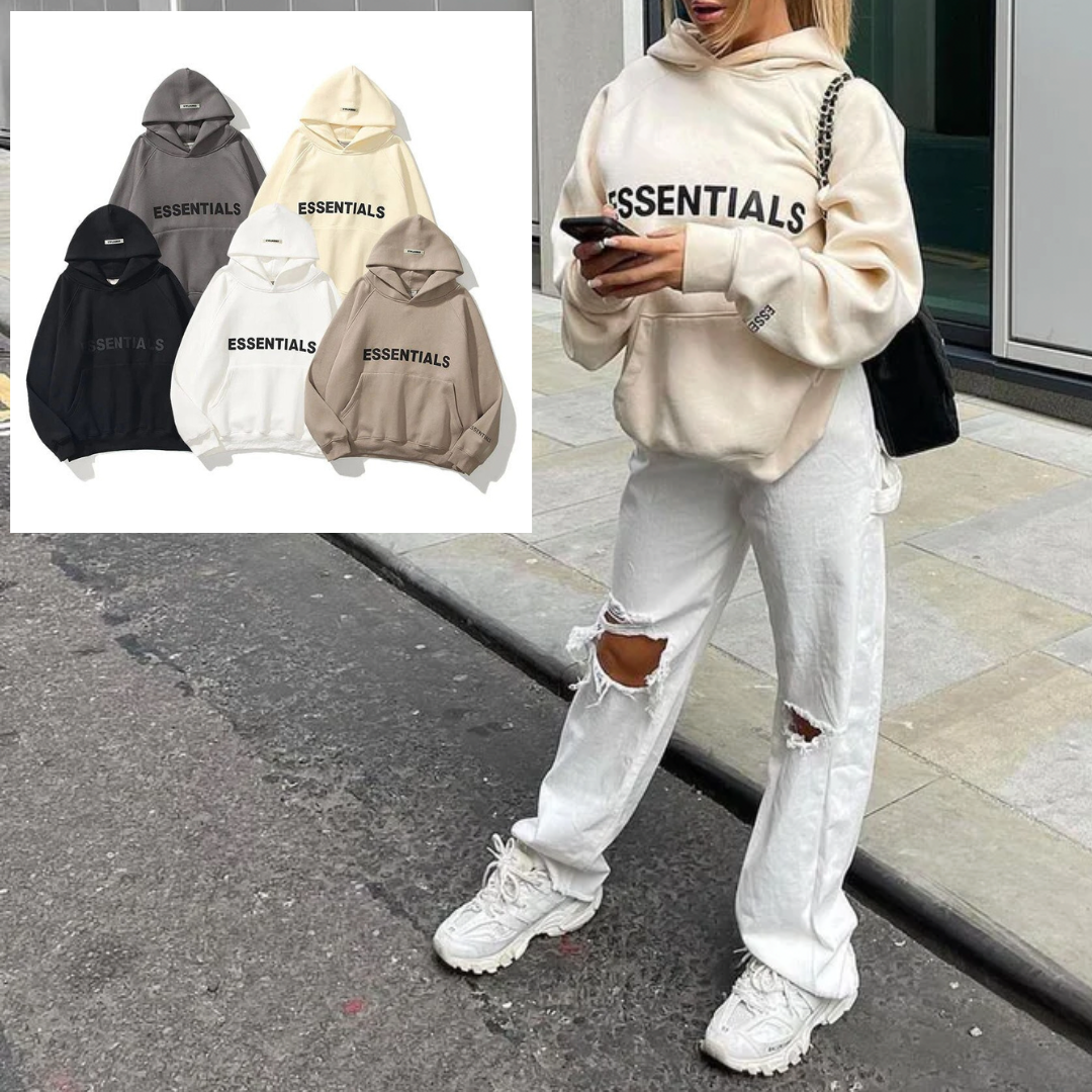 Sweatshirt à capuche - Jean - Little Paris