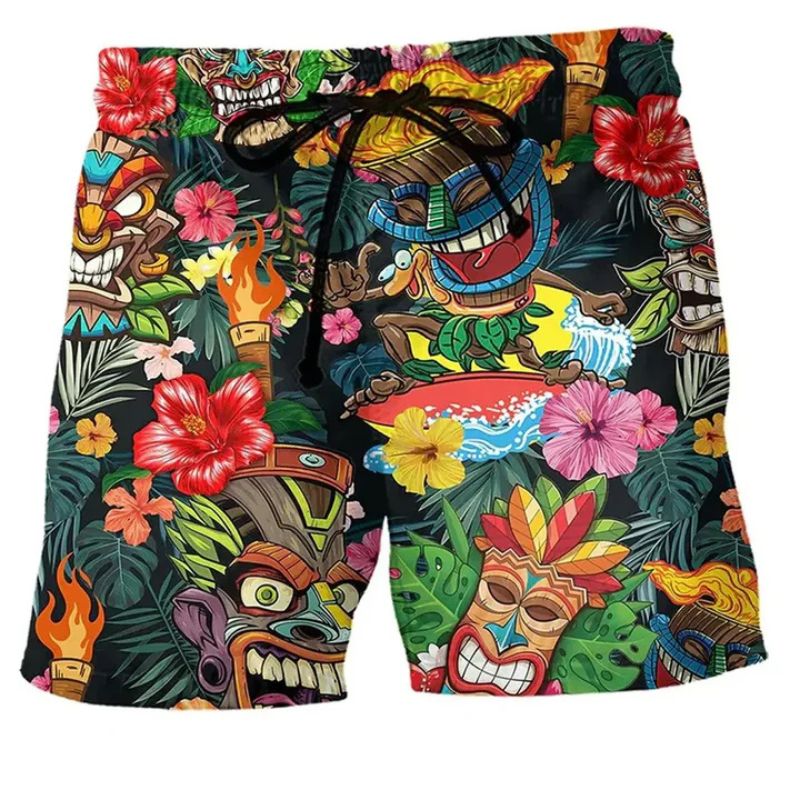Short de bain imprimé tropical - Valentijn - Little Paris