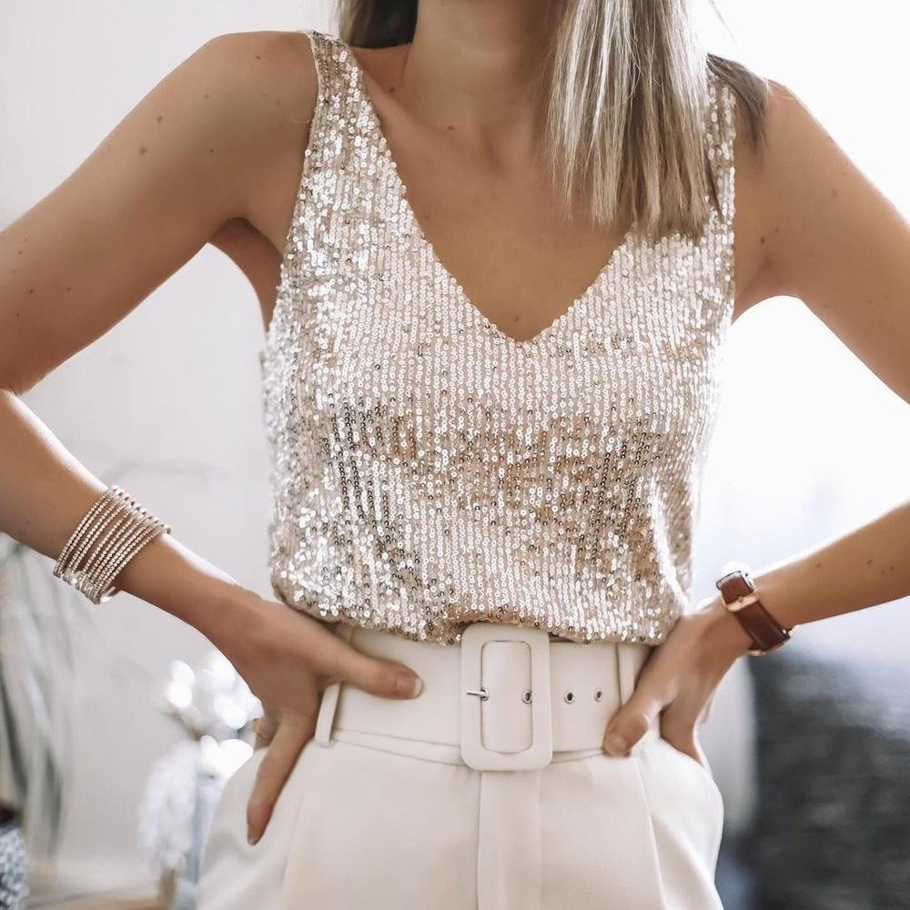 Top à paillettes - Sandri - Little Paris