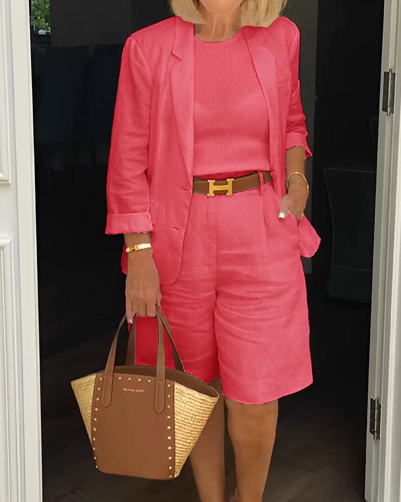 ensemble deux pièces Blazer et short - Miranda - Little Paris