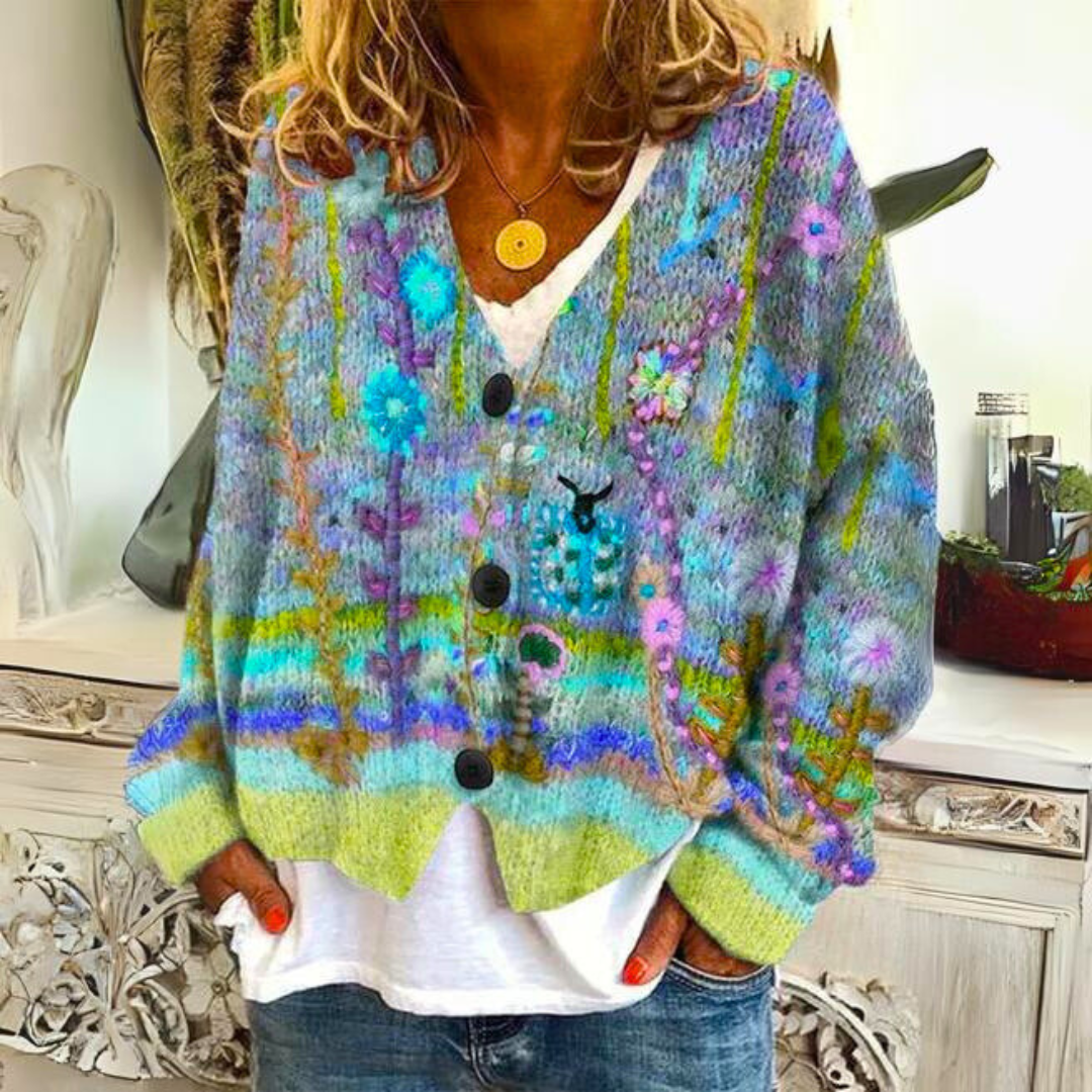 Cardigan Mohair Mélangé – Meli - Little Paris