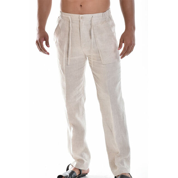 Pantalon d'Été en Lin Respirant pour Homme – Antoni – Little Paris