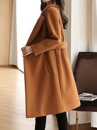 Manteau d'hiver avec ceinture - Karine - Little Paris