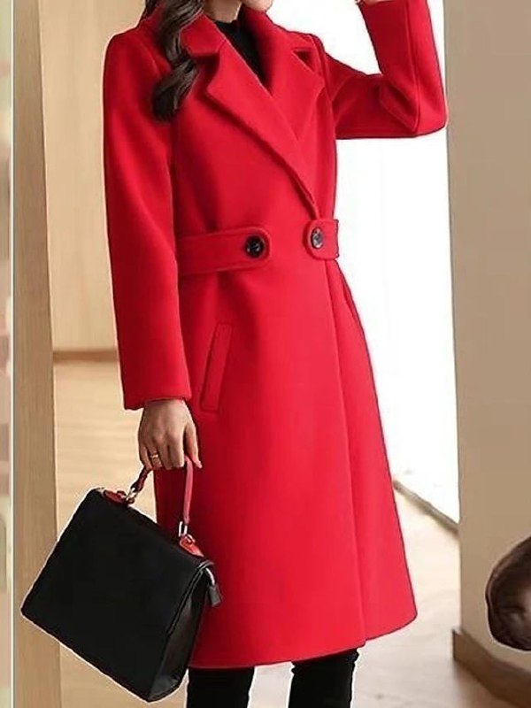 Manteau d'hiver avec ceinture - Karine - Little Paris