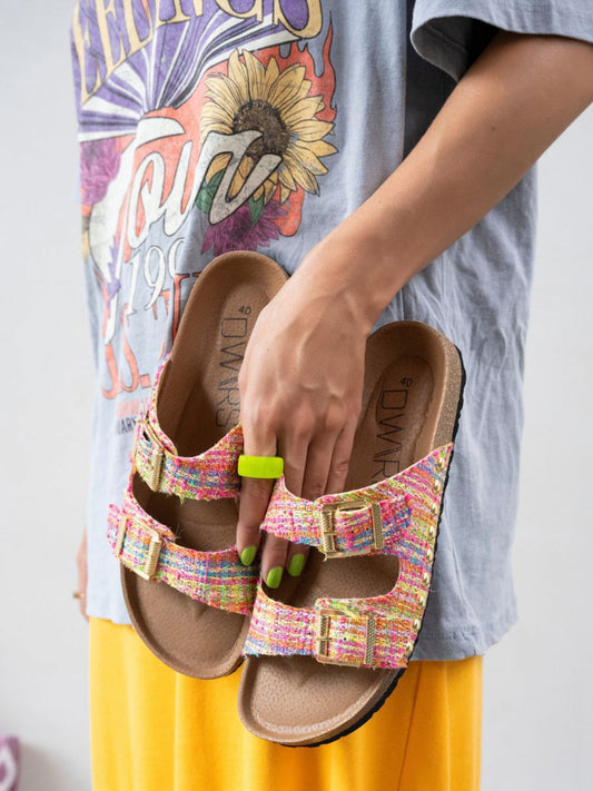 Sandal tweed - Belli - Little Paris