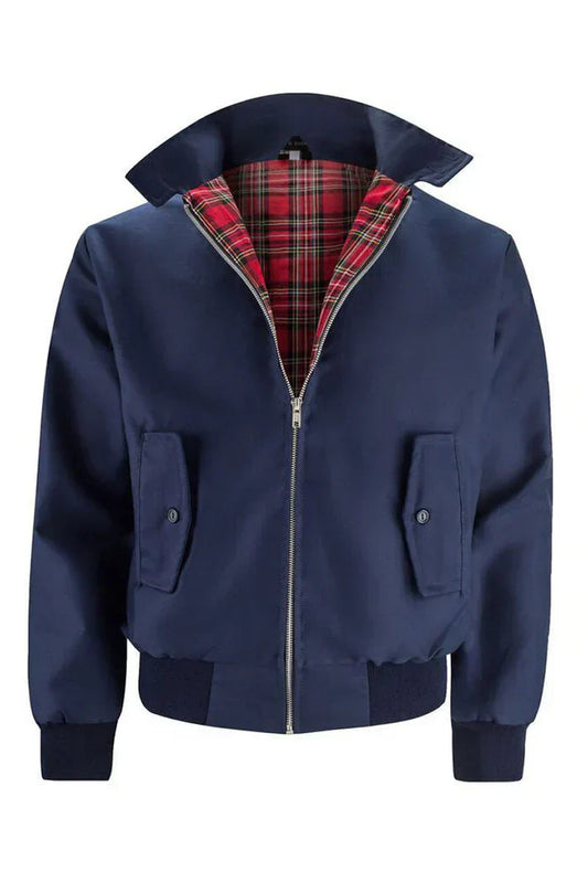 Veste urbaine pour homme avec doublure à carreaux et col - Gerit - Little Paris