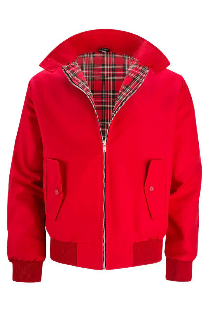 Veste urbaine pour homme avec doublure à carreaux et col - Gerit - Little Paris