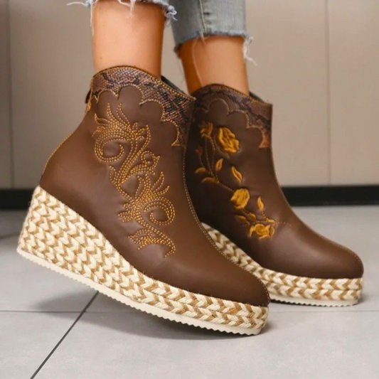 Bottes à plateforme - Nicolet - Little Paris