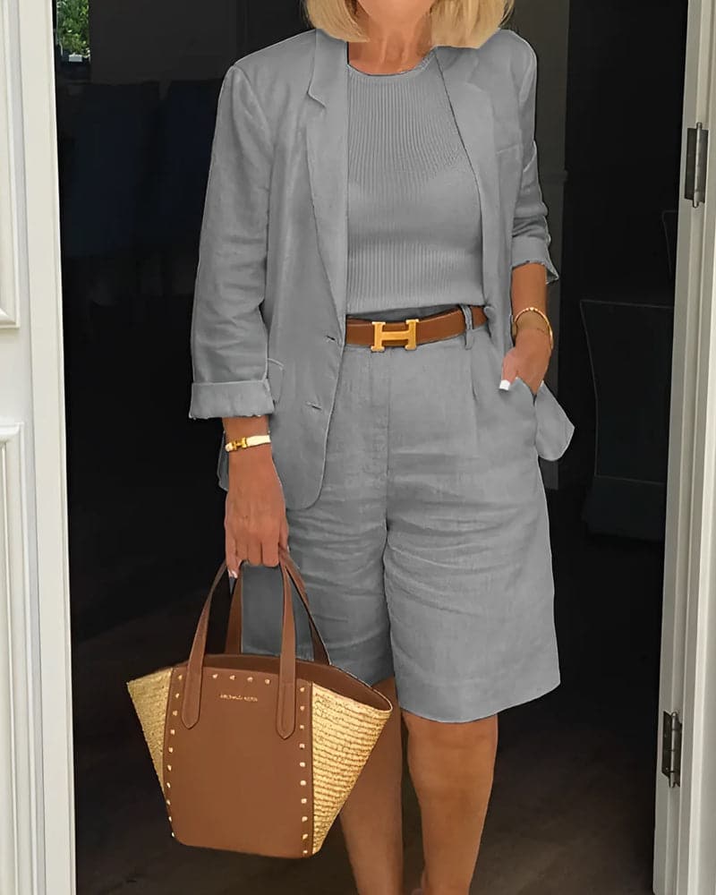 ensemble deux pièces Blazer et short - Miranda - Little Paris