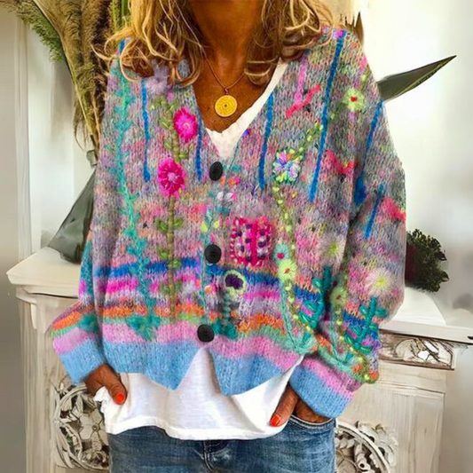 Cardigan Mohair Mélangé – Meli - Little Paris