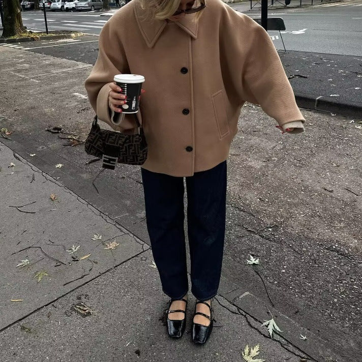 Manteau oversize en laine - Faiz - Little Paris