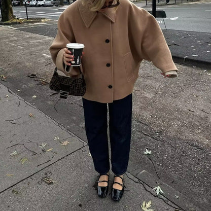 Manteau oversize en laine - Faiz - Little Paris
