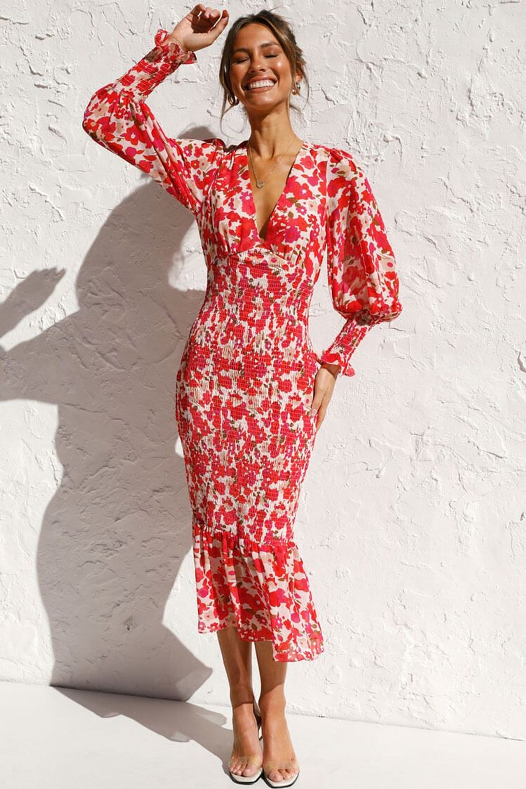 Robe Midi Fleurie - Bouss - Little Paris
