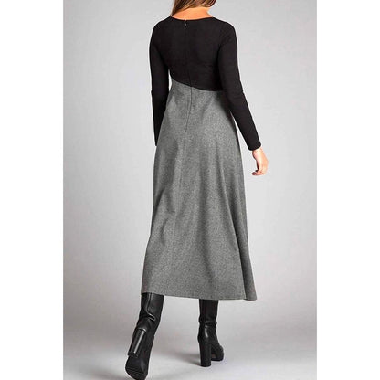 Robe maxi à manches longues - Mena - Little Paris