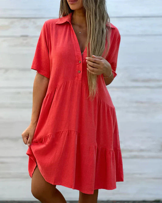 Robe d'été à boutons - Pien - Little Paris