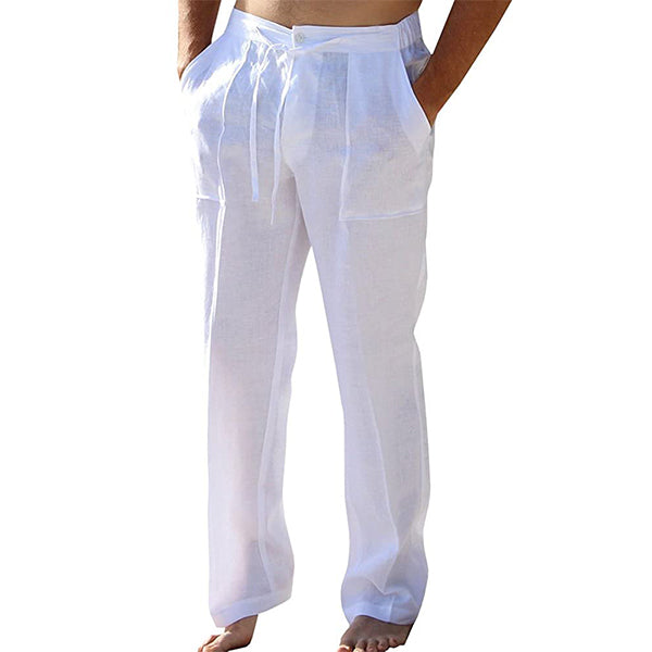 Pantalon d'Été en Lin Respirant pour Homme – Antoni – Little Paris