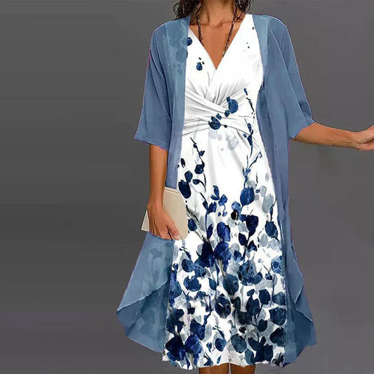 Robe midi deux pièces - Wilma - Little Paris