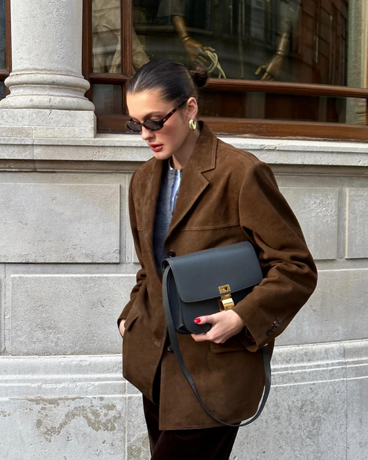 Blazer en daim - Tirza - Little Paris