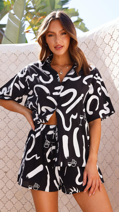 Combinaison Chemise Short - Anni - Little Paris