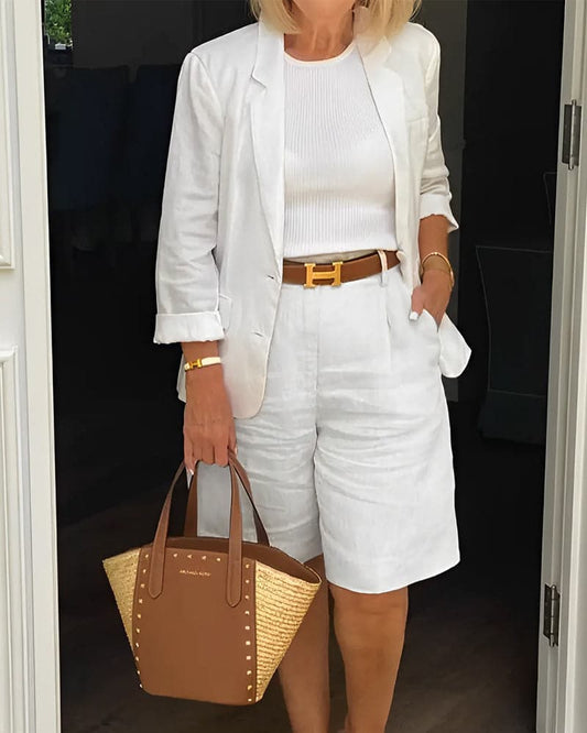 ensemble deux pièces Blazer et short - Miranda - Little Paris