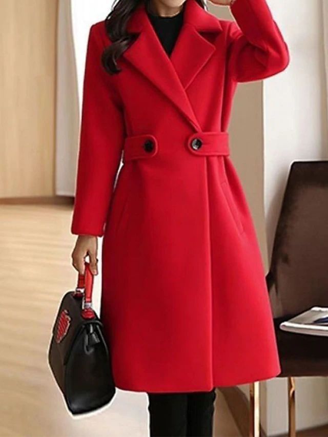 Manteau d'hiver avec ceinture - Karine - Little Paris