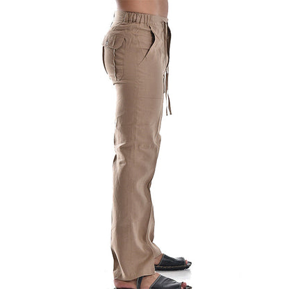 Pantalon d'Été en Lin Respirant pour Homme – Antoni – Little Paris