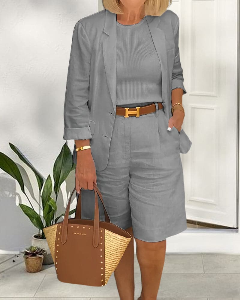 ensemble deux pièces Blazer et short - Miranda - Little Paris